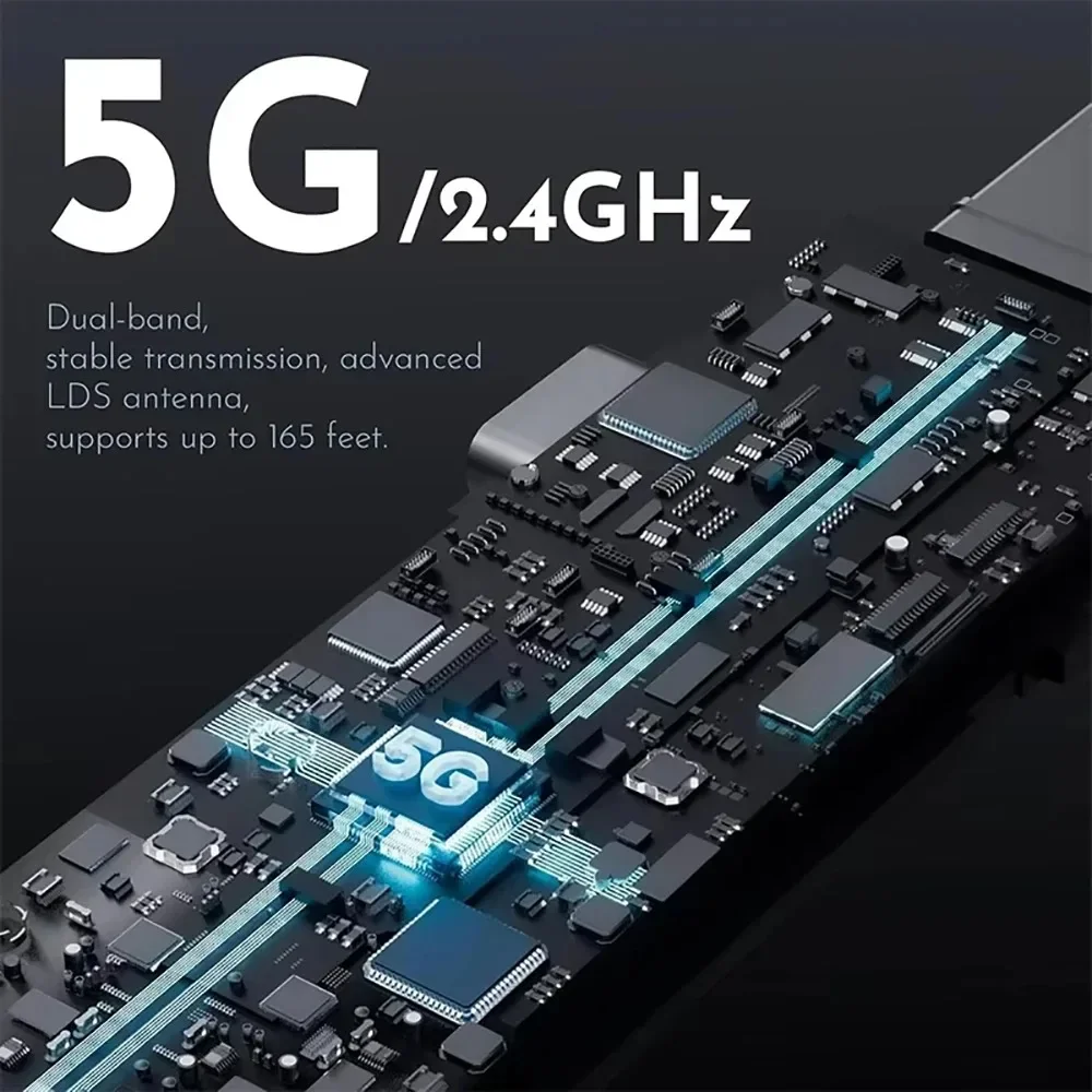 50 متر لاسلكي HDMI محول جهاز ريسيفر استقبال وإرسال الفيديو 5.8 جرام موسع جهاز استقبال للتليفزيون دونغل محول للكمبيوتر كاميرا شاشة الكمبيوتر المحمول
