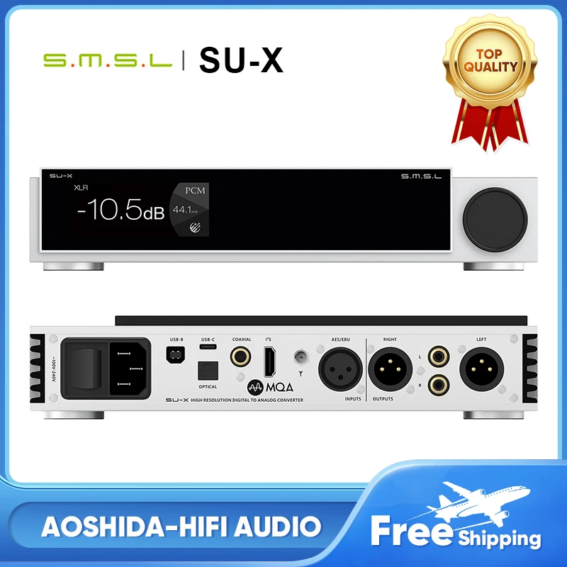 SMSL SU-X Hi-res Audio DAC Dual ES9039MSPRO MQA полное декодирование DSD512 768 кГц