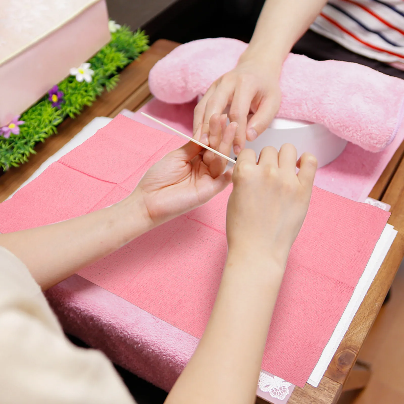 20Pcs Disposable Tattoo Clean Pads Waterproof Oil-Resistant Composite Film Table Covers for Tattooing Manicure Nail Art Salon