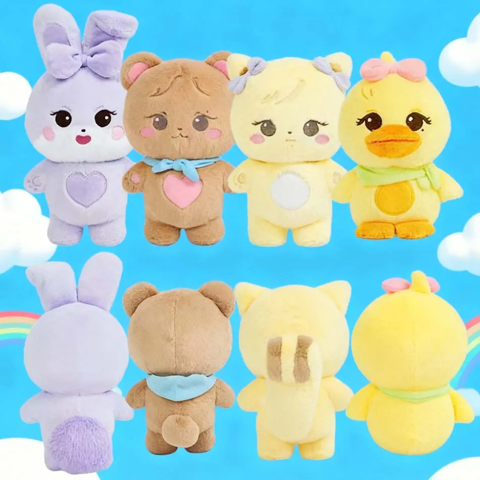 Muñeco de peluche rosa BORN PINK World Tour, peluches oficiales Jennie Lisa Rose Jisoo Kawaii, regalos para seguidores de animales de peluche