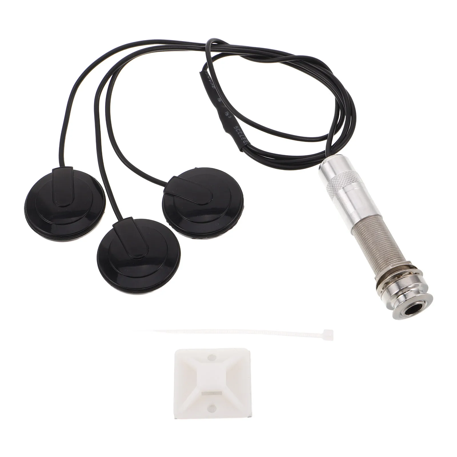 

1Set Guitar Ukulele Kalimba Piezo Pickup Transducer High Sensitivity Durable Aluminum Noise Reduction Easy Install