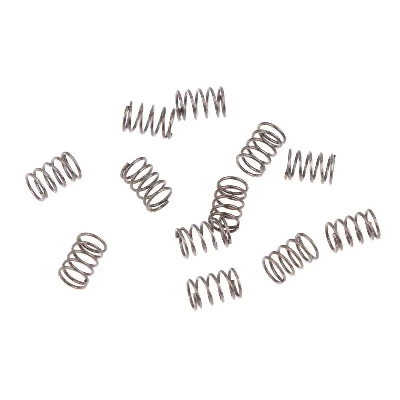10Pcs EDC Mechanical Card Pushing Accessories Durable Piano Wire Spring for DIY Rhythm Refit Projects Hand Spinner