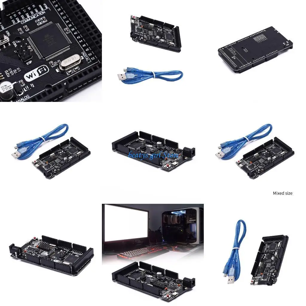 

C7AB ATmega2560 + WiFi Atmega2560 Esp8266 USB Ch340G 32MB Memory for ATmega2560