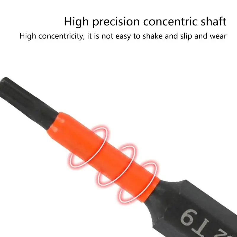 LX0C 11PCS 100mm Bit Set với đầu từ tính cho các dự án bảo trì, bộ tuốc nơ vít bảo mật T 10 đến T40 6