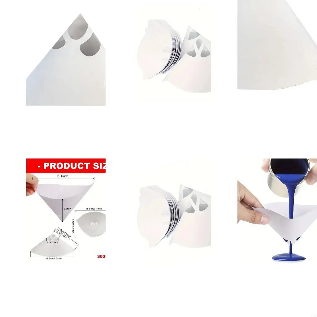 

Pack of 300 Fine Paint Strainers 190 Micrometre Filter Net for Sprinkle to Stop Obstruction Four thousand 3D Printing