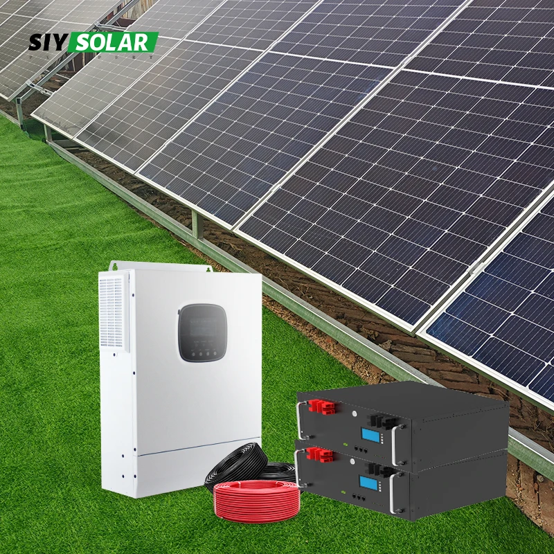Solar Power Generator 6000watt Good for Home Use Paneles Solares for Homes System 24 Hours Ground Module Mounting System
