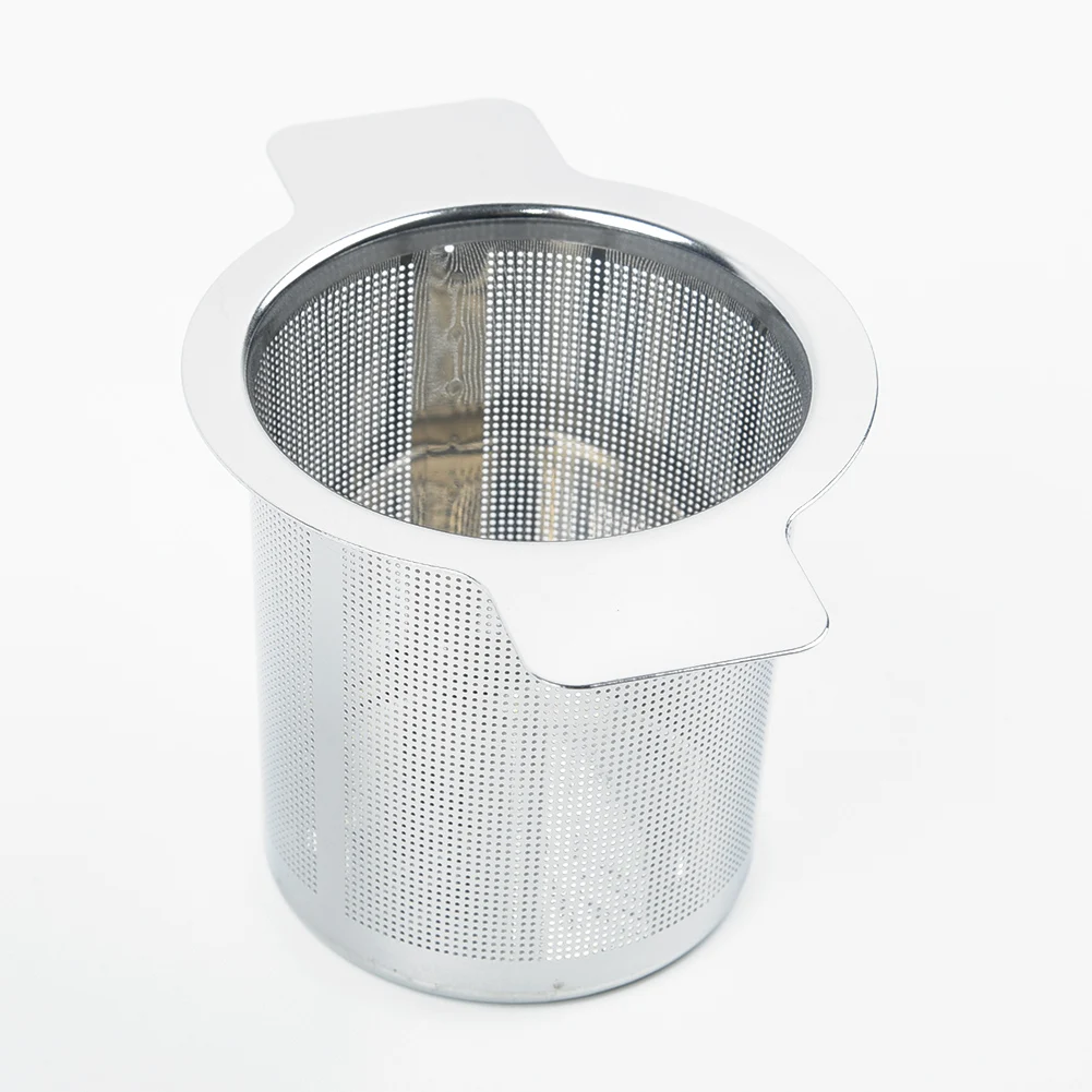 1pc Reusable Mesh Tea Infuser Stainless Steel Tea Strainer Loose Leaf-Spice Teapot Infuser Teaware Kitchen Accessories Teaware