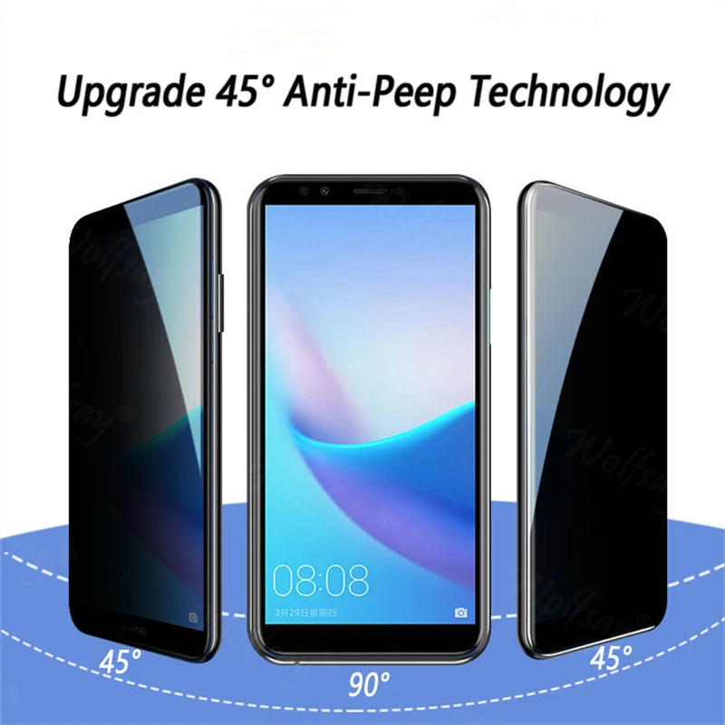 Protector de Pantalla de Privacidad para iPhone 17e, Vidrio Templado Antiespía para iPhone 17e 16e, Vidrio para Cámara para iPhone 17e, 6.1 pulgadas 3