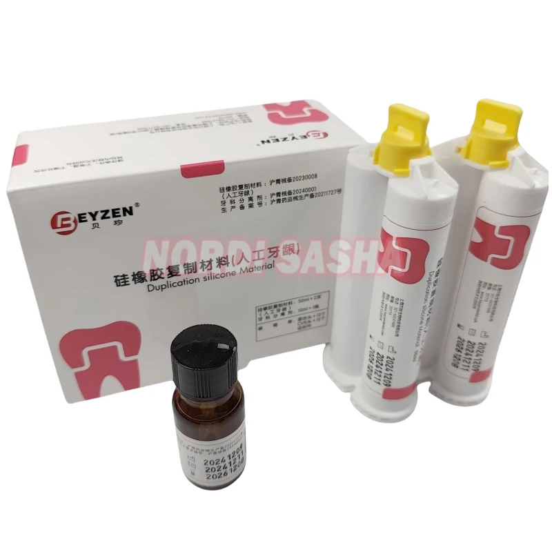 Shanghai BEYZEN  A-Silicone Elastic For Gingival Mask Dental Laboratory Duplication Silicone Impression Material 1Box