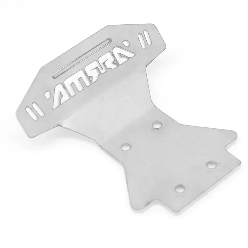 Protector de armadura de chasis de acero inoxidable, placa de deslizamiento para Arrma Kraton EXB 1/8 RC, piezas de mejora de coche, 3 uds.