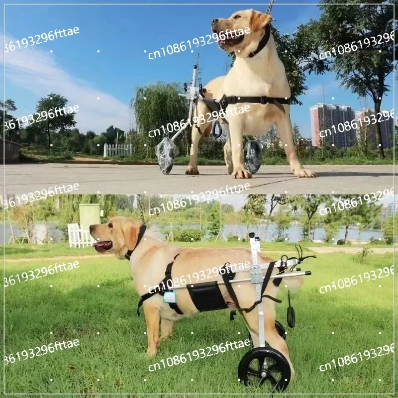 Pet Wheelchair Dog Rehabilitation Walking Assistance Car Medium and Large Disabled Dog Scooter