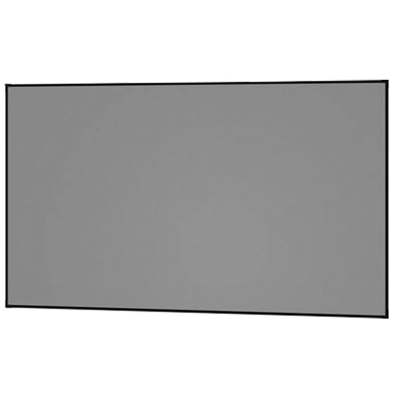 Schermo di proiezione 4K da 100 pollici con cornice in velluto nero Schermo per proiettore a cornice fissa 16:9 per home theater