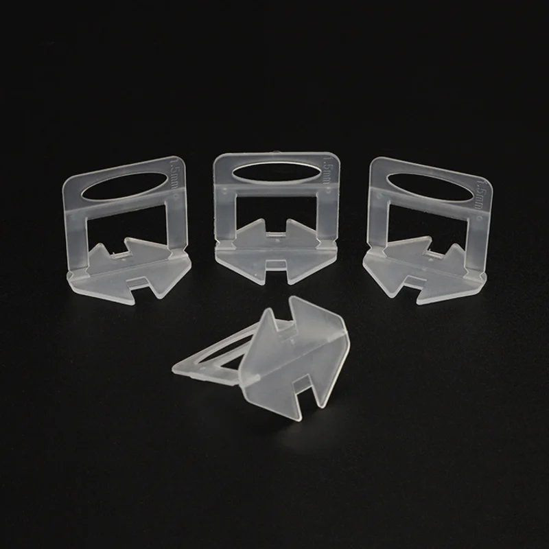 Tile Leveling System Clips 200-1000 Pieces Tile Spacers 1/1.5/2/2.5/3MM for Ceramic Tile Laying Leveling Construction Tools
