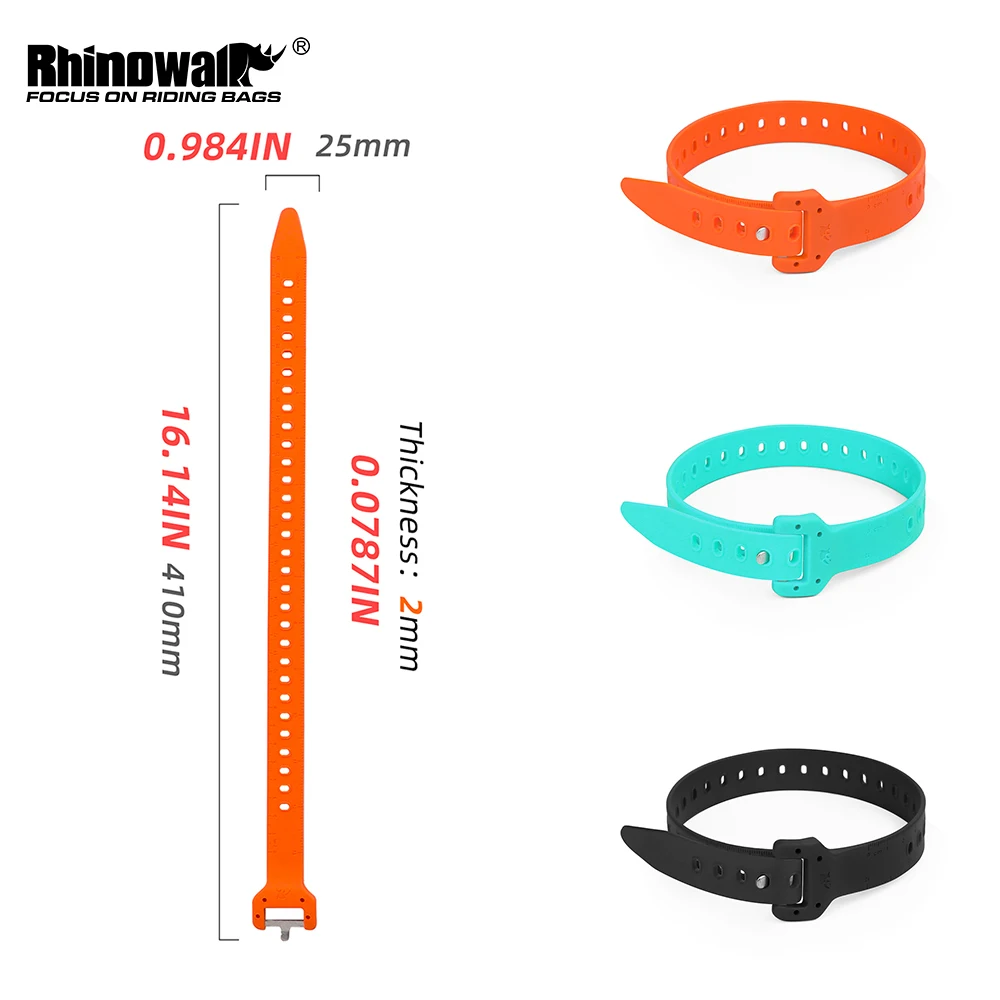 Rhinowalk TPU Plastic Elastic Scale Strap For Securing Bike & Motorcycle Cycling Equipment Tensile Strength Riding Accessories