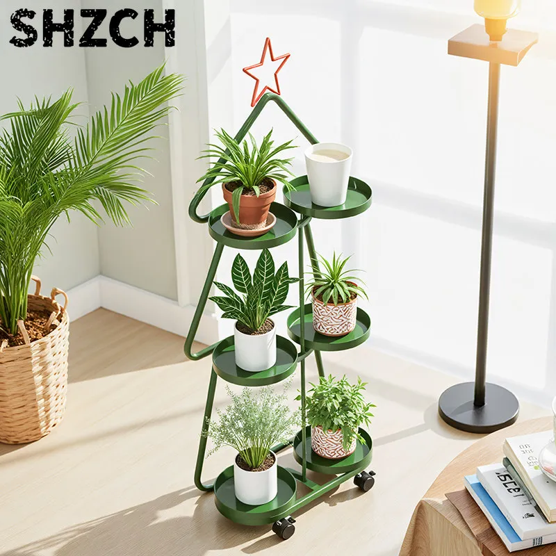 soporte-para-plantas-con-forma-de-Arbol-de-navidad-estante-de-hierro-de-varios-niveles-para-plantas-de-interior-estante-de-almacenamiento-con-ruedas-ahorra-espacio