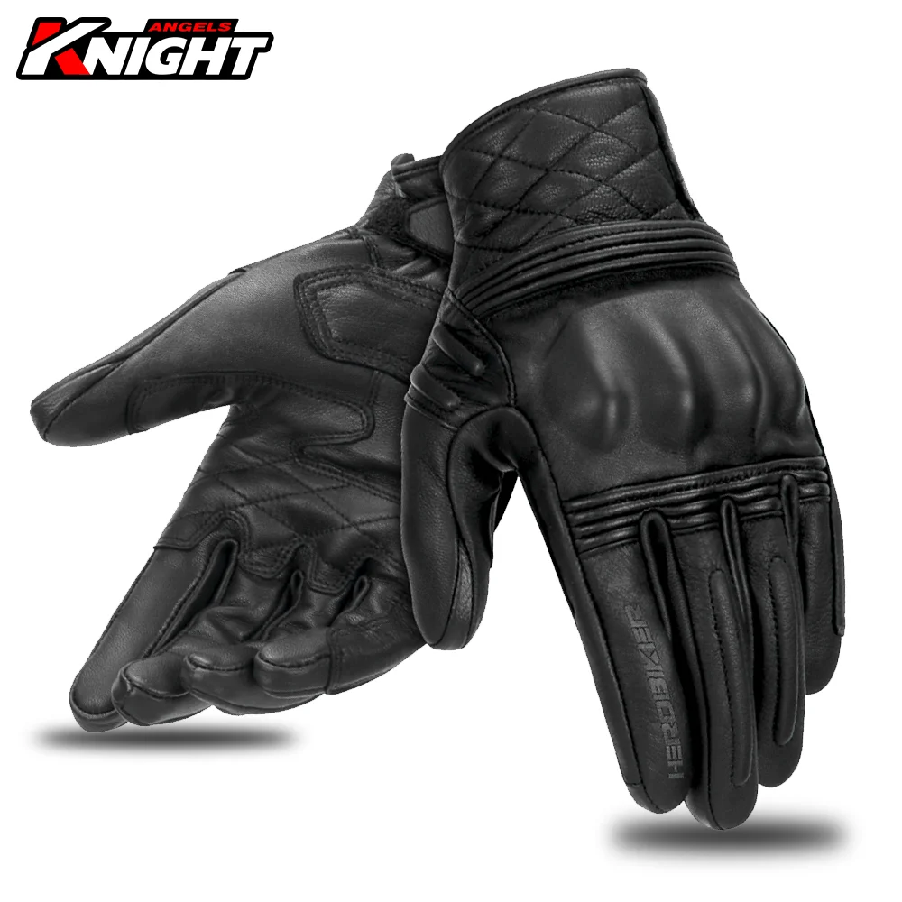 

Motorcycle Leather Gloves Touch Screen Protective Racing Riding Motorbike Sheepskin Full Finger Gloves Motocross Outdoors