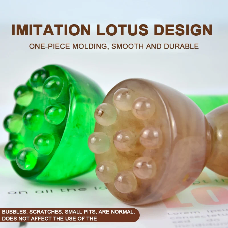Lotus Pod Stretching Stick Facial Massage Eye Meridian Pulling and Lifting Point Head Meridian Passage General Scraping Tool