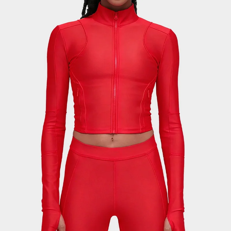 SEEKSUC Women's Yoga Suit Long Sleeved Top Hip Lifting Abdominal Compression Leggings Fitness Leisure 2piece Sportswear