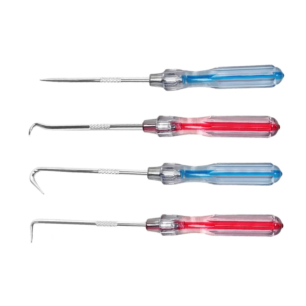 

Pick And Hook Set High Hardness Oil Seal Hook Screwdriver Carbon Steel For Machinery Maintenance For Removal Sealing Rings
