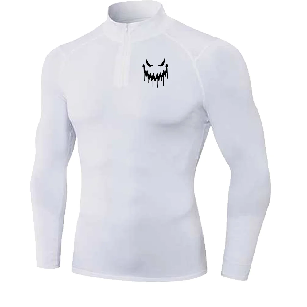 Men's Quick Dry Breathable Quarter Zip Polo Shirts Slim Fit Stretch Short Sleeve Stand Collar Workout Training Sport GYM view 4