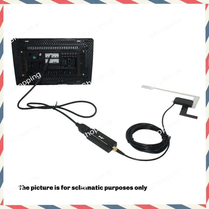 M20K DAB USB Interface Car Radio Antenna Amplifier Receiver Tuner Box Adapter Signal Booster Dongle Module For Android 5.1+