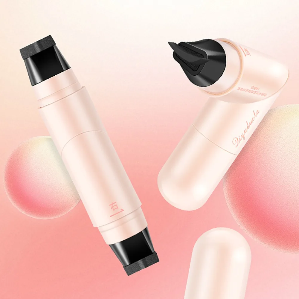 2 szt. Matowy, obrotowy eyeliner w pisaku, wodoodporny, szybkoschnący, płynny eyeliner do rysowania, długotrwały eyeliner w pisaku, idealny na imprezy.