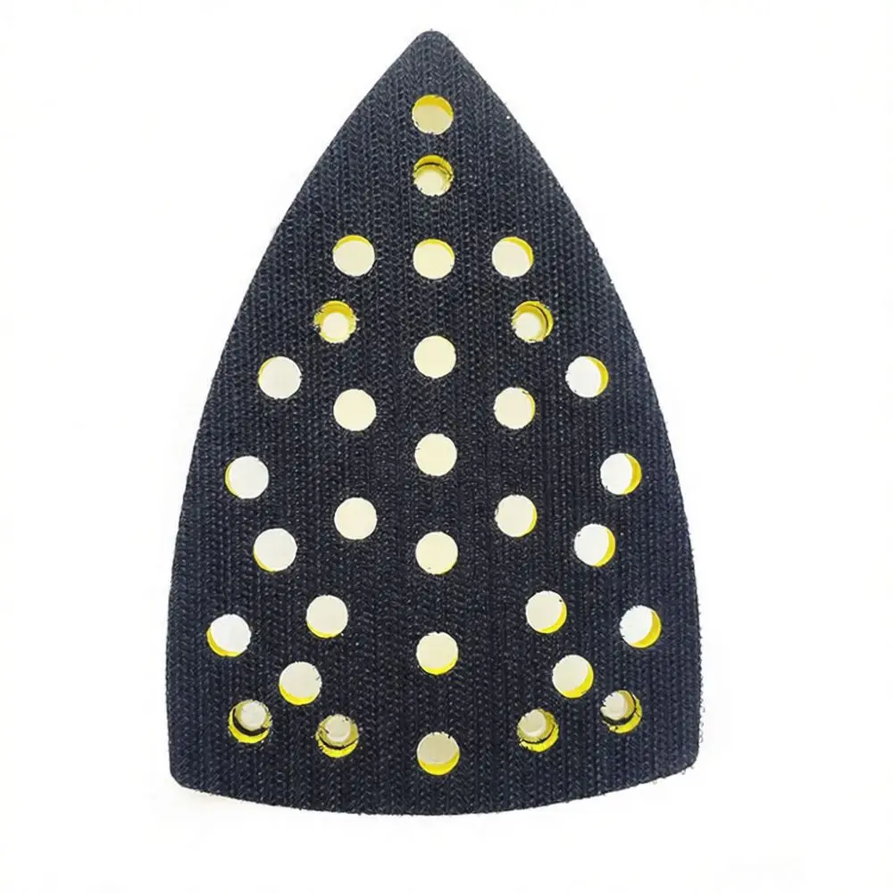 100x148mm Triangular Sanding Pad Hook And Loop Backing Plate 32 Hole Vacuum Pneumatic Sander Base Polishing Accessory