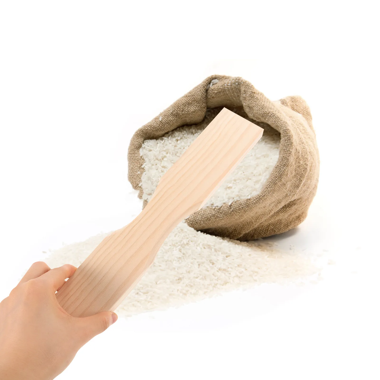 Loose Tea Bag Stuffer Reliable Wood Rod Opening Holder Convenient Grain Bag Support Tea Packing Tool Wood Rod for Opener