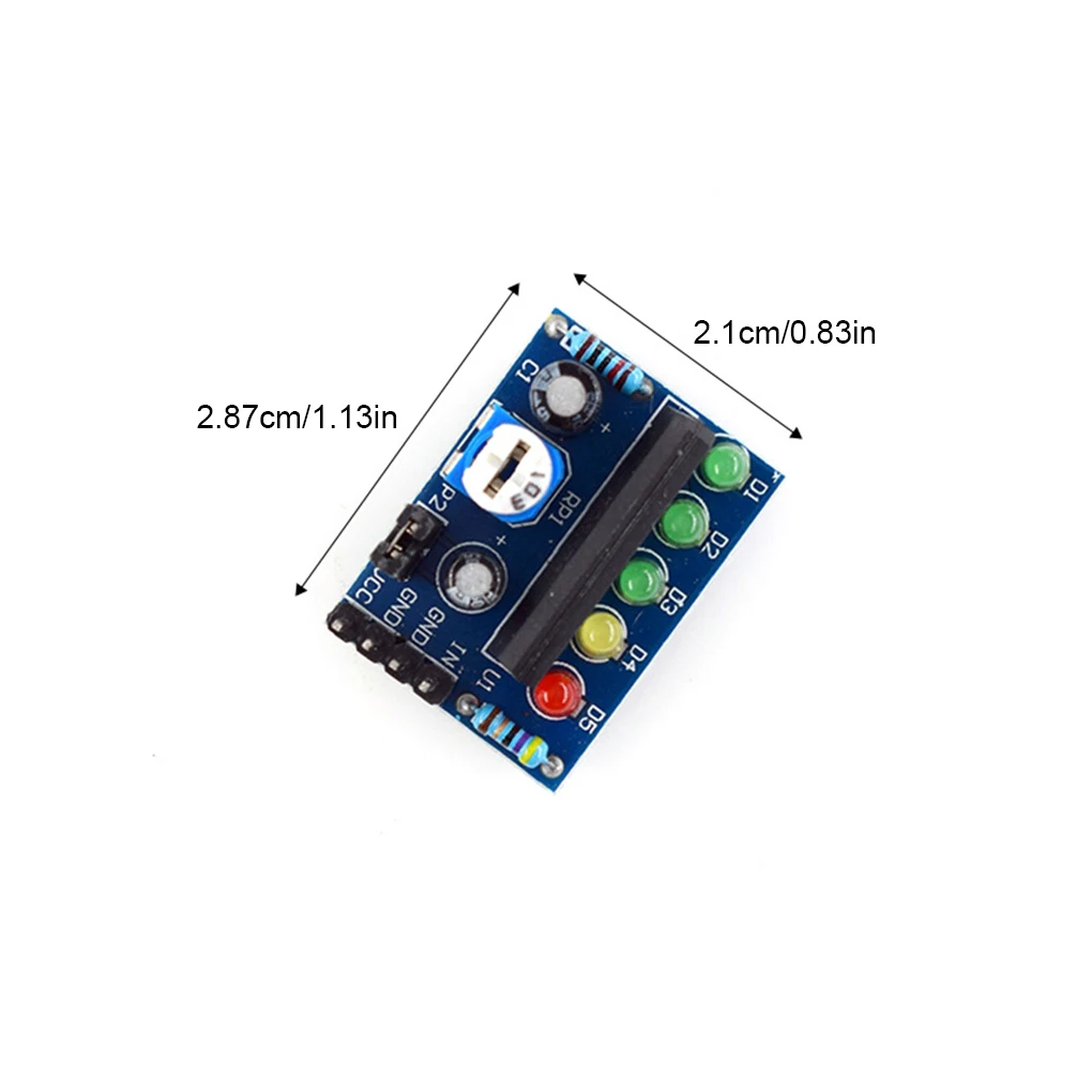 DC 3.5V-16V KA2284 Power Audio Voltage Level Indicator Battery Capacity Indicator Red Green LED for Voltmeter Volume VU Meter