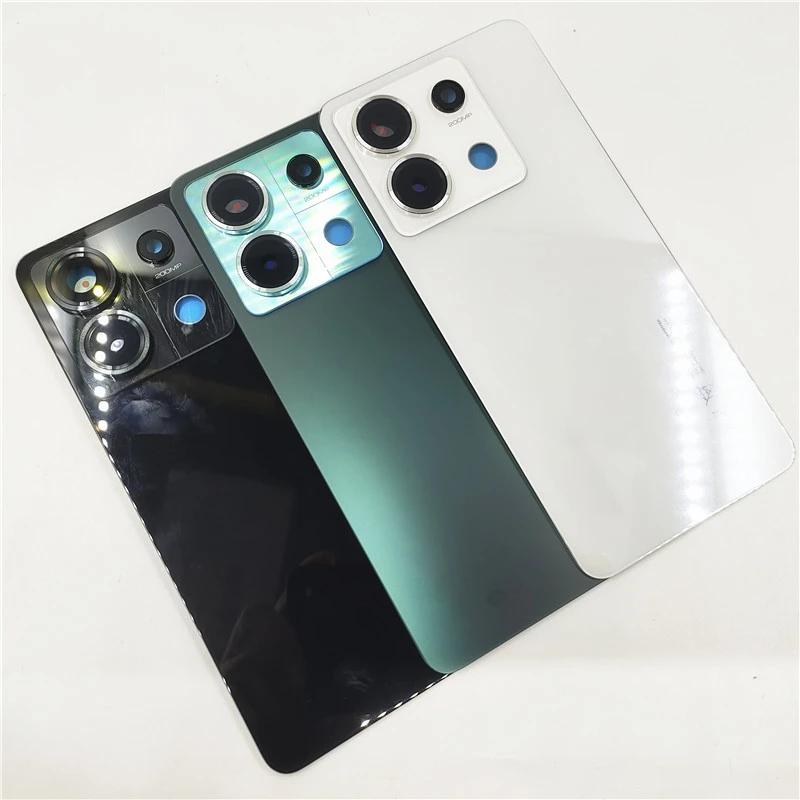 Battery Back Cover for Xiaomi Redmi Note 13 Pro 5G 2312DRA50C Rear Door Glass Housing Replacement Parts