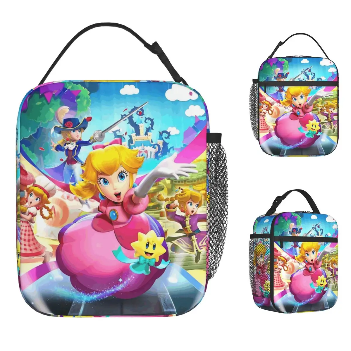 

Princess Peach Cute Scarf Winter Fall Pashmina Shawl Wrap Super Marios Long Large Scarves with Tassel for Evening Dress