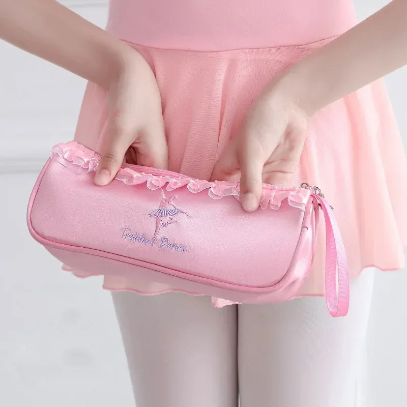 Fashion Ballet Dance Bags Pink  Girls Sports Kids Backpack Baby Barrels Package Bag Costume Clothes Shoes Dress Handbag