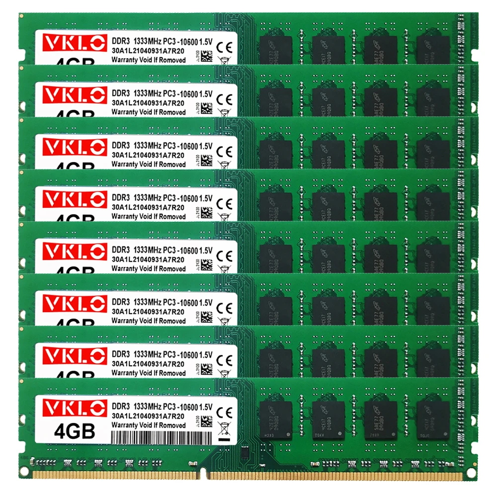 10X4GB 10X8GB 1333Mhz 1600Mhz 1866Mhz Desktop Geheugen DDR3 Ram PC3-10600 PC3-12800 PC3-14900 240Pins Non-Ecc gebufferde Dimm Ram