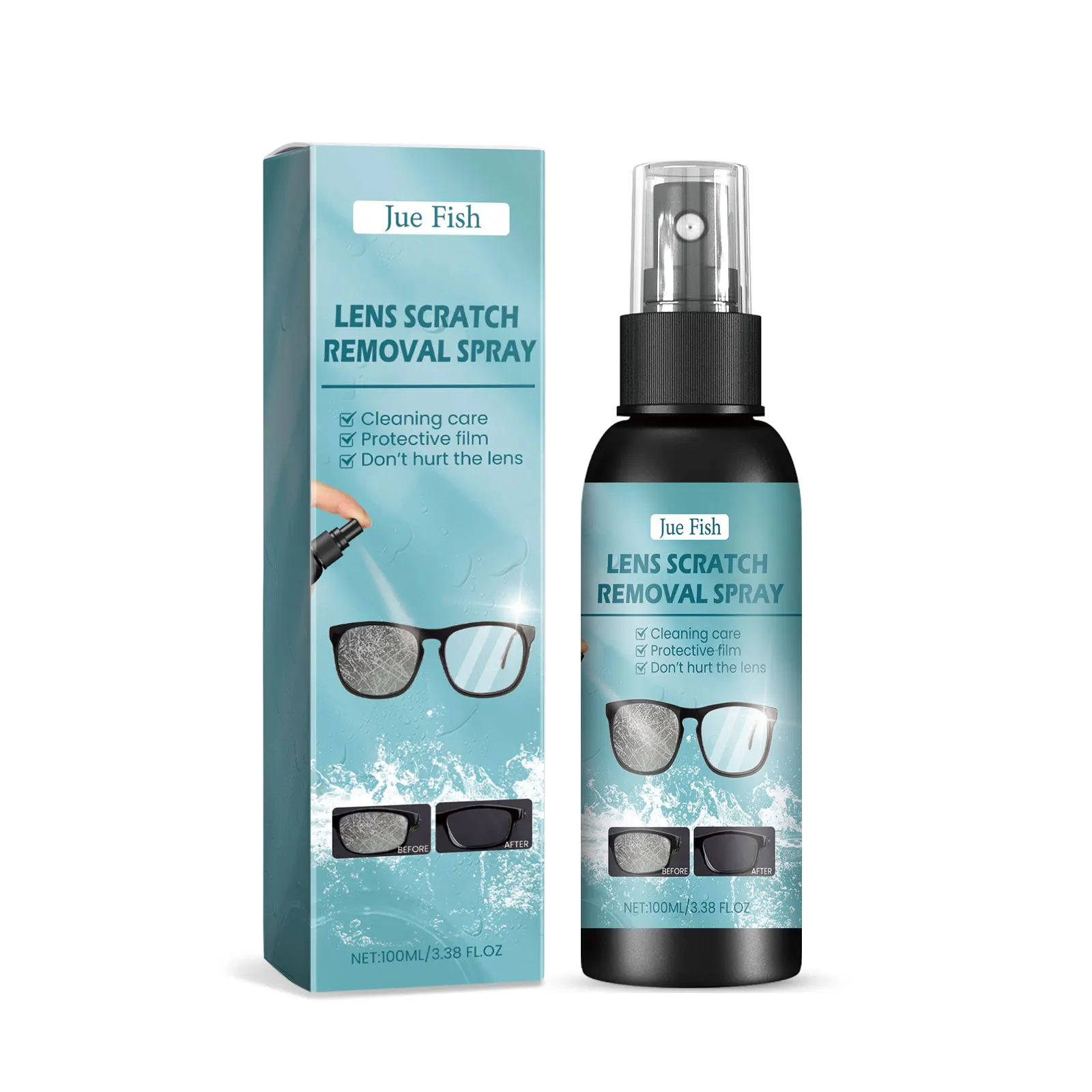 Eye Glass Cleaners Spray Anti-Scratch Cleanse Glasses Watches Screens Enhance Lens Durability Multi-purpose Lens Scratch Remover