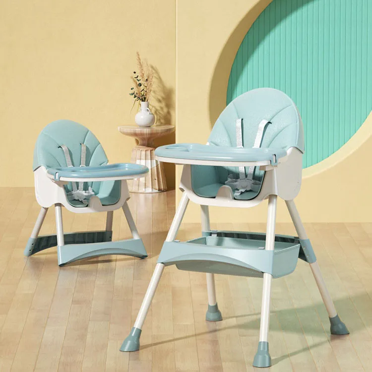 Silla de comedor plegable para niños, asiento de comedor multifuncional para bebés, silla alta para niños, asiento de comedor para niños sentado en casa