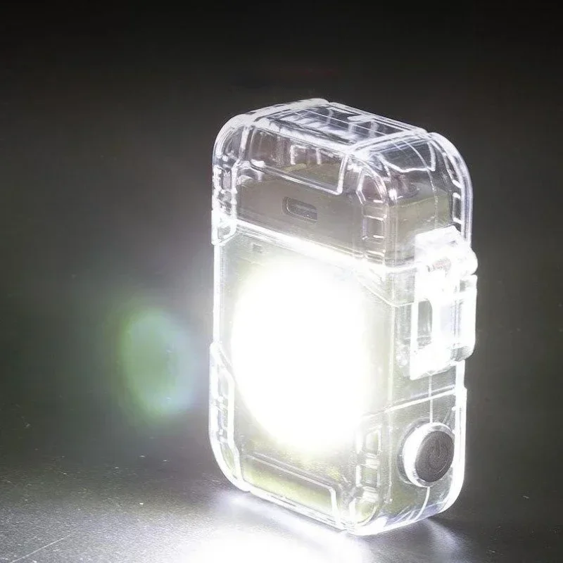 ولاعة قوسية للتخييم في الهواء الطلق مع مقاومة قوية للرياح والماء، وإضاءة مثبتة على الخصر قابلة لإعادة الشحن، ولاعة عالية التحمل #5