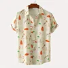 Men's 3D Printed Casual Shirts Plants Mushroom Graphic Collection