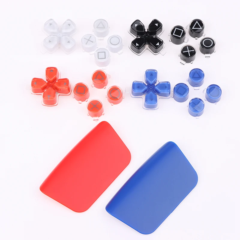 For PS5 Controller Replacement Dpad & ABXY Jelly Buttons Trigger Keys Repair Part Home Button Return Back Power Switch Key