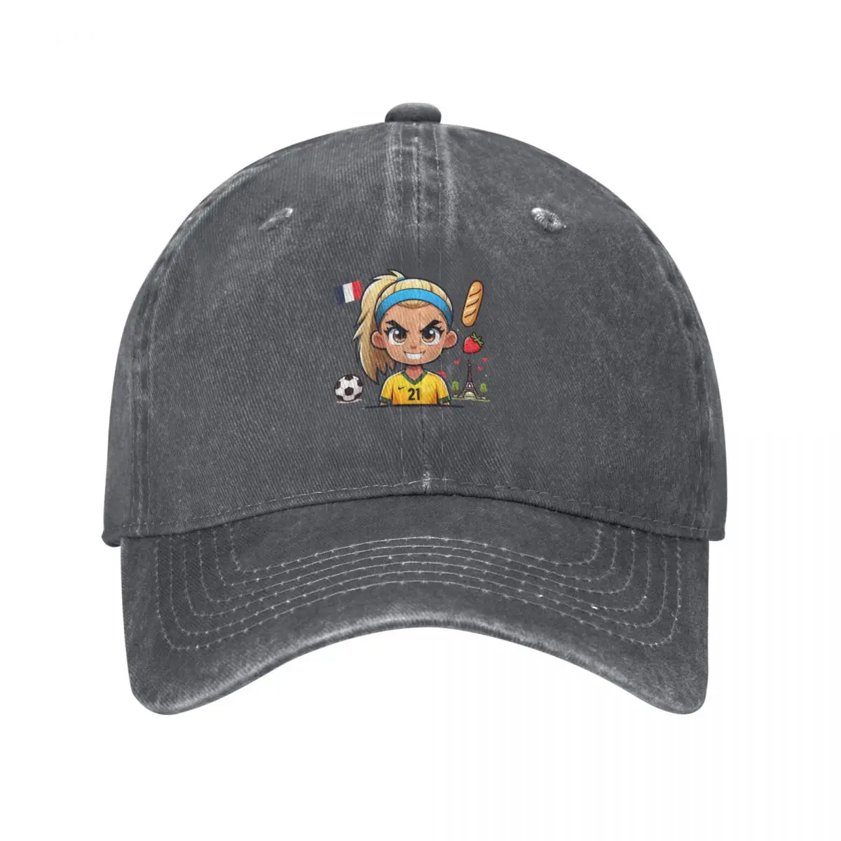 Ellie Carpenter Paris Strawberry Kisses Baseball Cap Golf Wear Trucker Hat Uv Protection Solar Hat Boy Child Women's