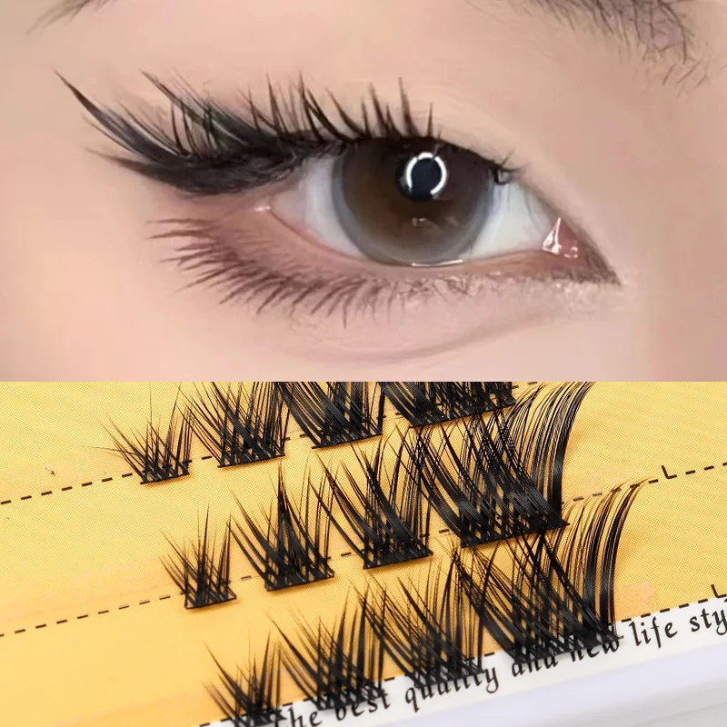 Grafting World Fox Style False Eyelashes Fly Diagonally With Segmented Light European And American Natural Thick Fox Eyelashes