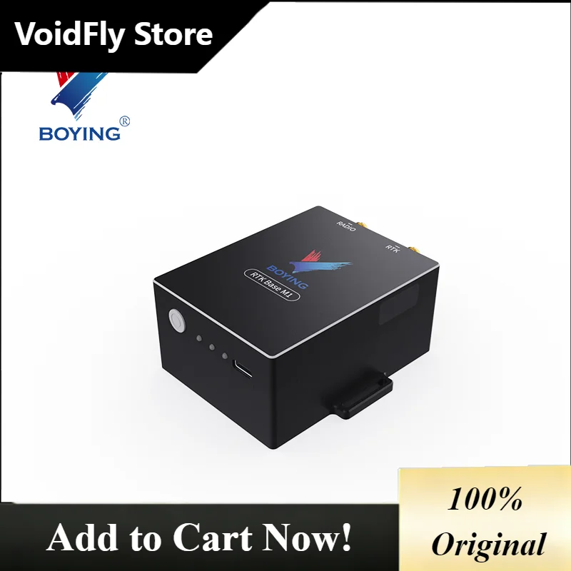 VoidFly BOYING M1-RTK Base Station Module Compact In Size And Supports CAN Power Redundancy Working Time 8h For Industrial RC Dr