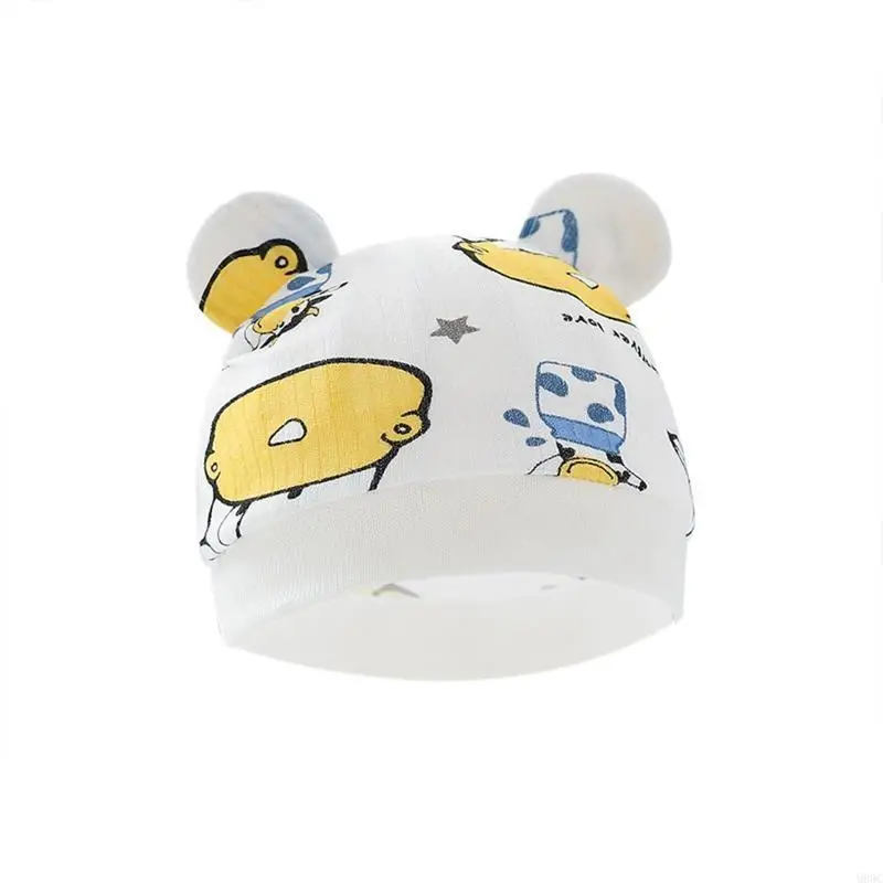 M89C الطفل المضادة للخدش قفازات قطنية ناعمة غطاء للقدم طقم قبعات مريح القفازات الجوارب مجموعة غطاء طفل حديث الولادة الملحقات #3