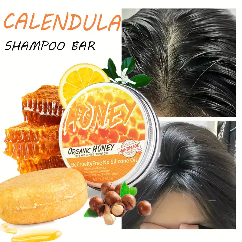 

New Calendula Plant Shampoo Soap Has No Silicone Oil Or Residue Deeply Cleanses The Scalp Controls Oil And Removes Oil 2025