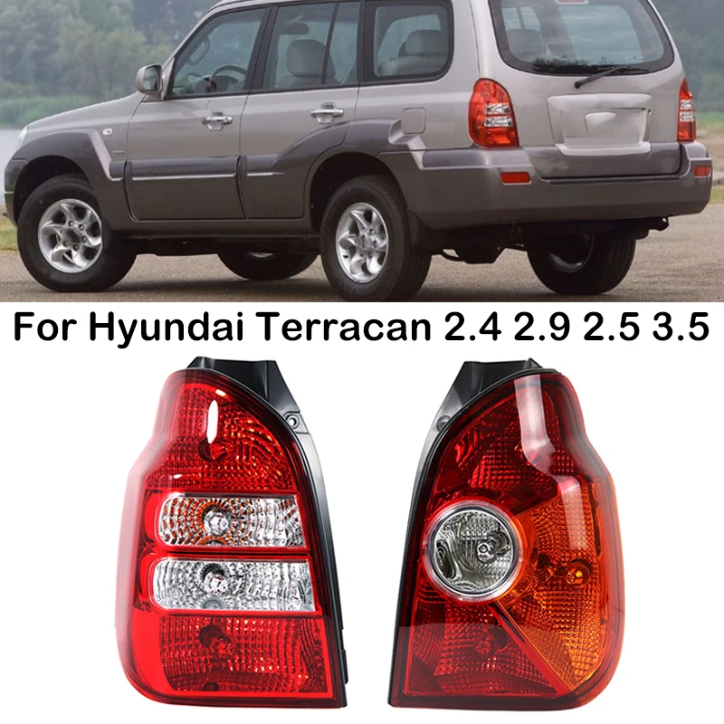 Left Right Car Rear Bumper Tail Light Assembly Brake Light Taillight Tail Lamp With Bulbs For Hyundai Terracan 2.4 2.9 2.5 3.5