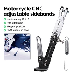 Motorcycle Kickstand Kick Bracket Foot Side Stand Supportor Parking Crutch Holder Pit Bike Moto Motorbike Accessories Universal