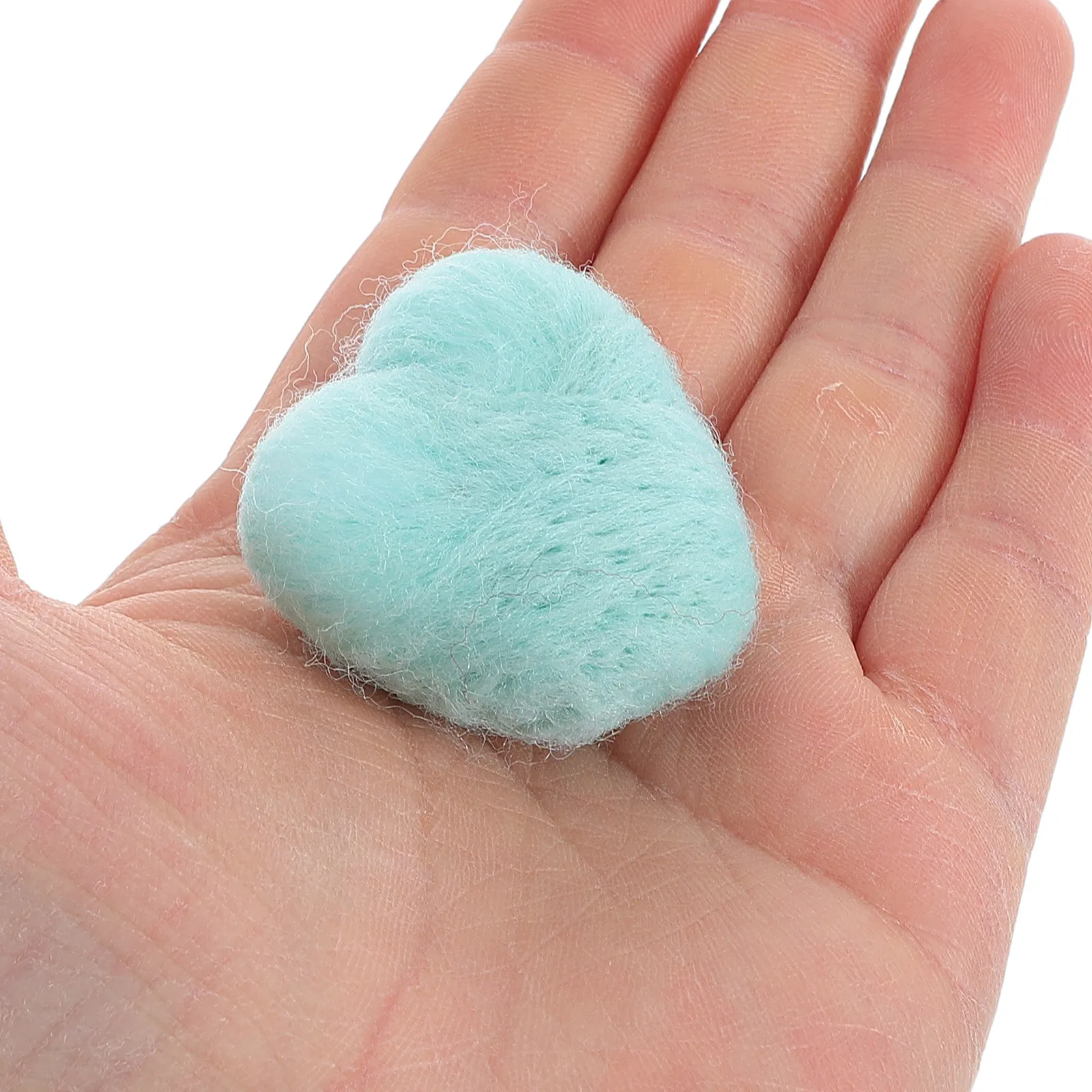 

8Pcs Heart Wool Felt Balls Handmade Soft Pom Pom Balls Baby Photo Props DIY Felt Craft Supplies Nursery Decor Home Decor