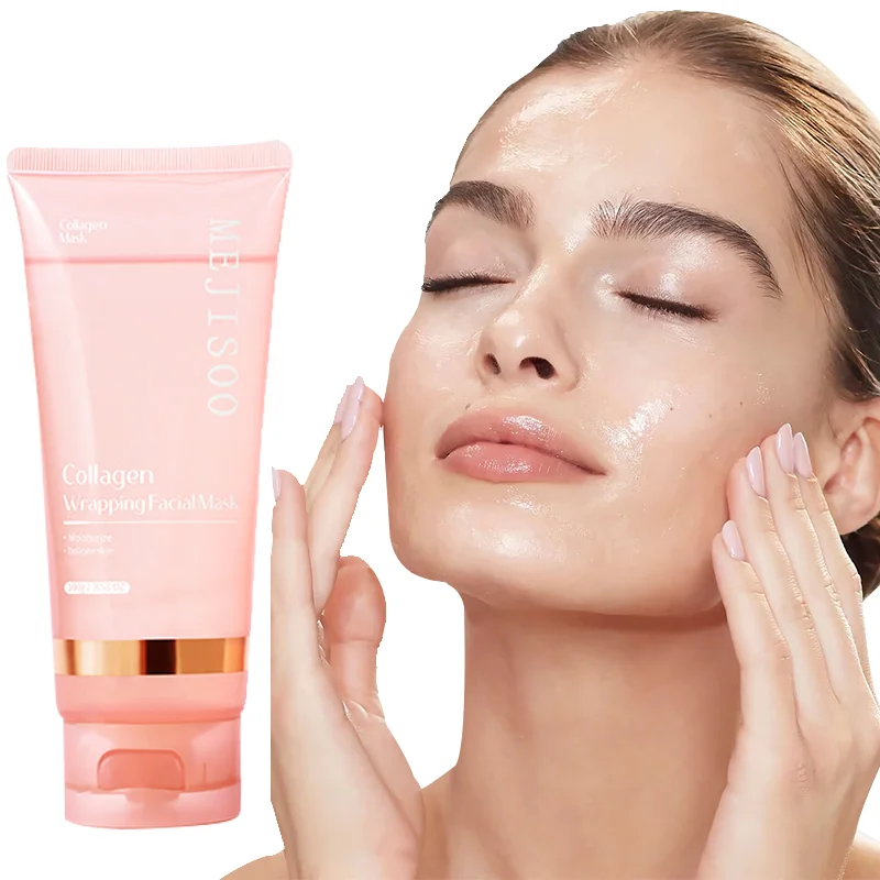 100g Collagen Intensive Brightening facial mask - Quickly replenish water, clean dirt and firm face, resist wrinkles and aging