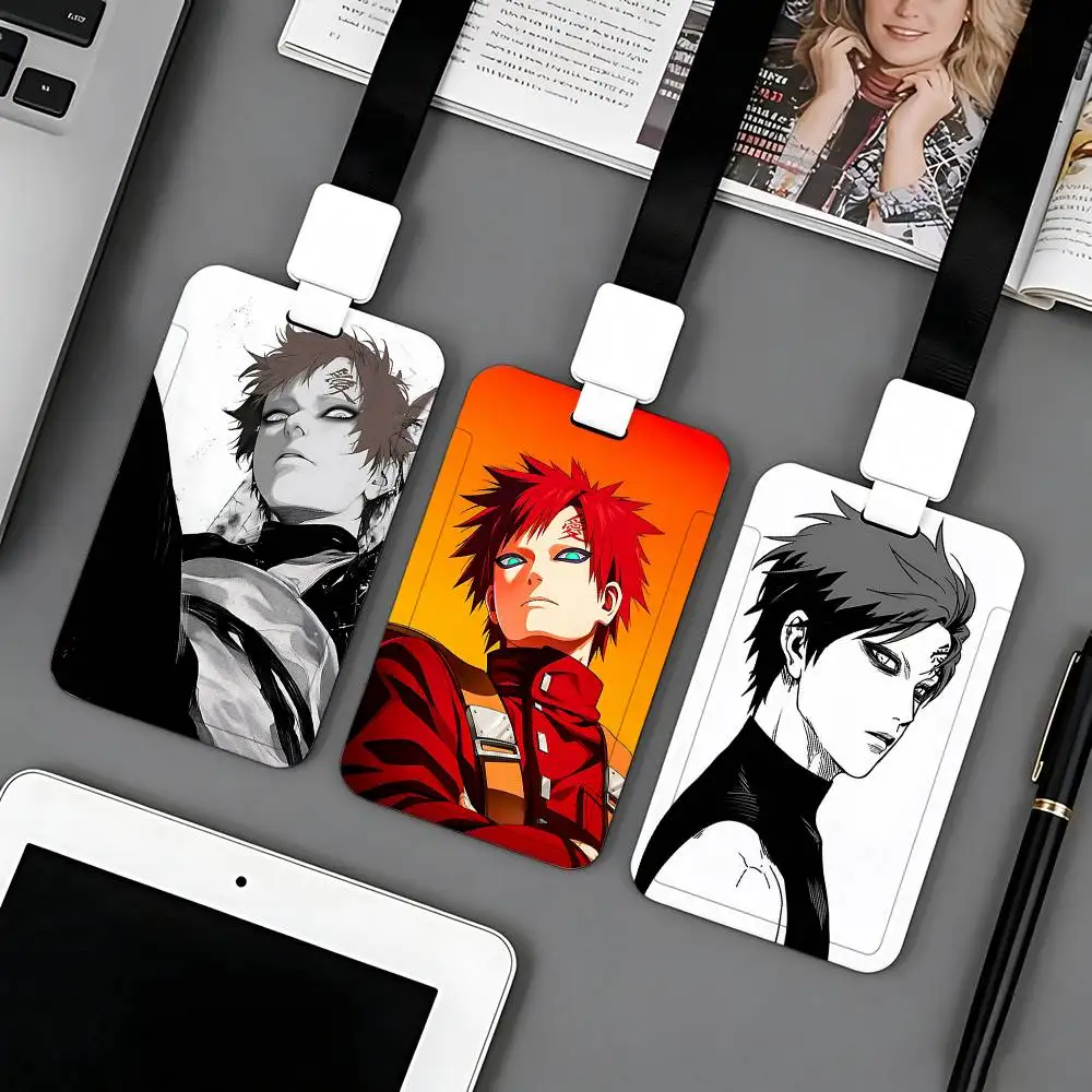 Anime-G-Gaara-S NFC Contactless Sliding Card Sleeve For Student Cards, Bus Cards, ID Cards, And Work Permits