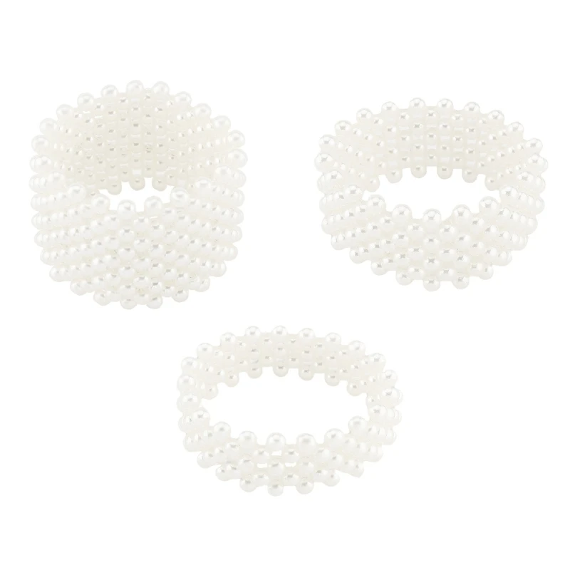 T4MD Hypoallergenically Glossy Beaded Wristband Social Occasions Lightweight Jewelry