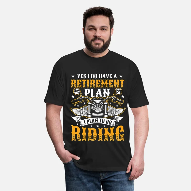 

Vintage Retired Riding Motorcycle Retro Cafe Racer Gift T-Shirt for Racing bikers 100% cotton Graphic clothes All size Tee 6XL